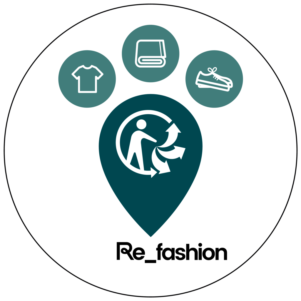 Logo "repere", filiaire textile, Refashion