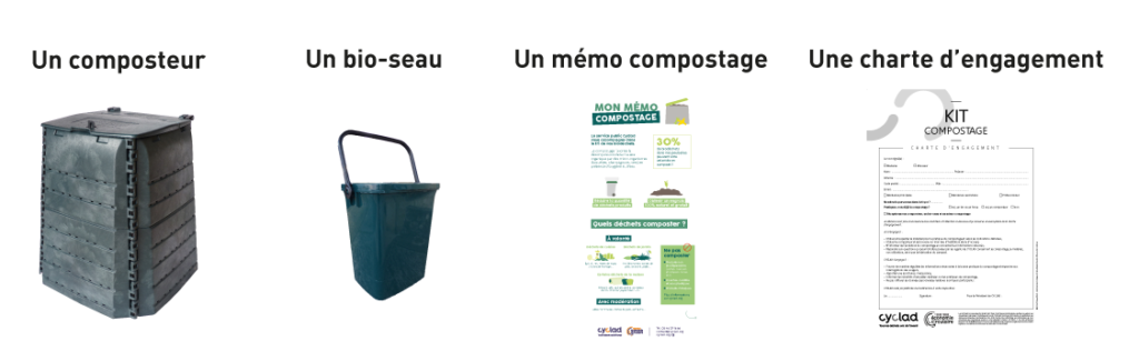 composition du kit compostage